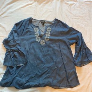 Denim top